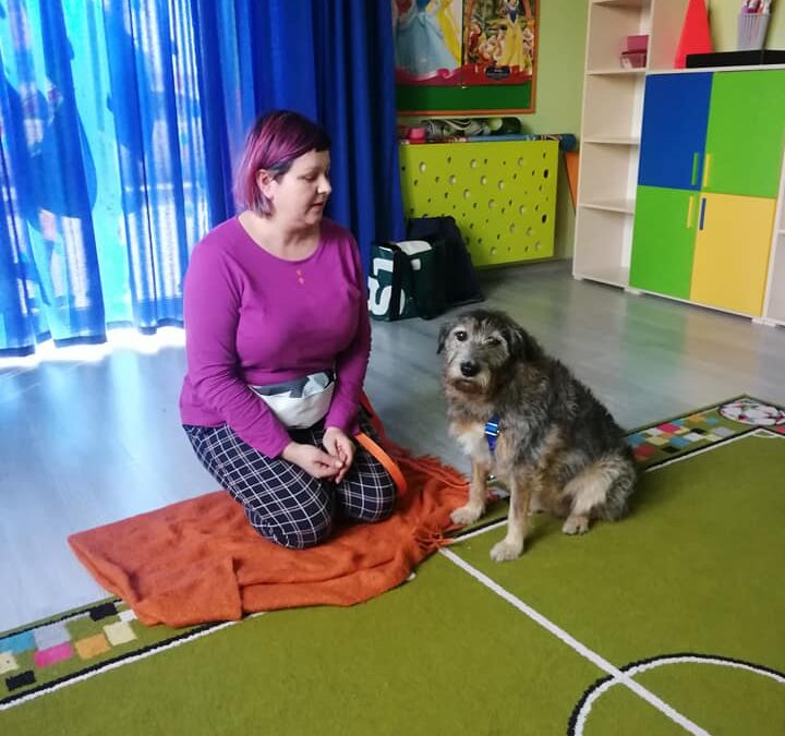 Zajęcia dogoterapii w naszym Przedszkolu